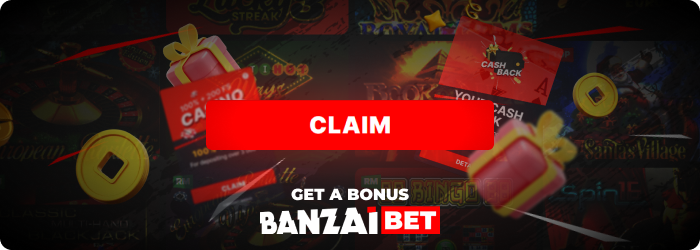 To get a bonus at Banzai Bet Casino, players can typically follow a few simple steps